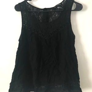 Black Lacy Torrid Tank